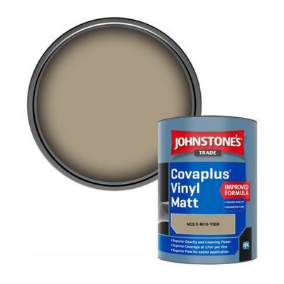 B&Q -  Covaplus Vinyl Matt Walls & Ceilings Emulsion Paint (Ncs S 4010-Y30R) 1L