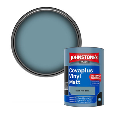 B&Q -  Covaplus Vinyl Matt Walls & Ceilings Emulsion Paint (Ncs S 4020-B10G) 1L
