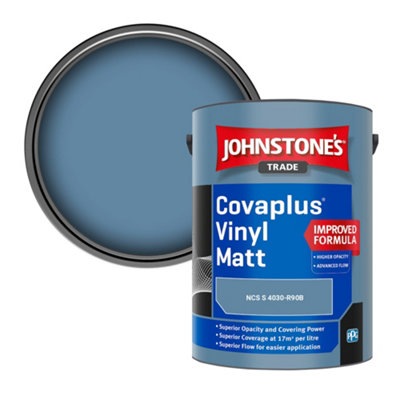 B&Q -  Covaplus Vinyl Matt Walls & Ceilings Emulsion Paint (Ncs S 4030-R90B) 5L