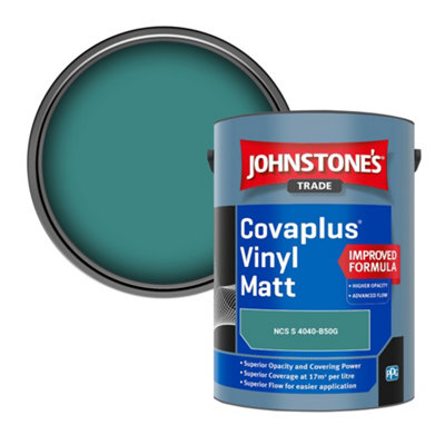 B&Q -  Covaplus Vinyl Matt Walls & Ceilings Emulsion Paint (Ncs S 4040-B50G) 5L