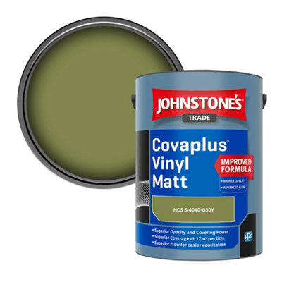 B&Q -  Covaplus Vinyl Matt Walls & Ceilings Emulsion Paint (Ncs S 4040-G50Y) 5L