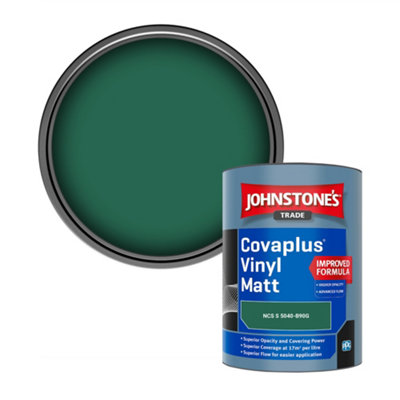 B&Q -  Covaplus Vinyl Matt Walls & Ceilings Emulsion Paint (Ncs S 5040-B90G) 1L