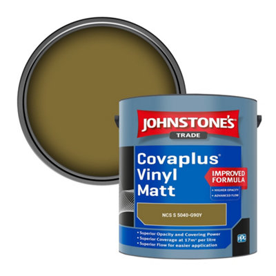 B&Q -  Covaplus Vinyl Matt Walls & Ceilings Emulsion Paint (Ncs S 5040-G90Y) 2.5L
