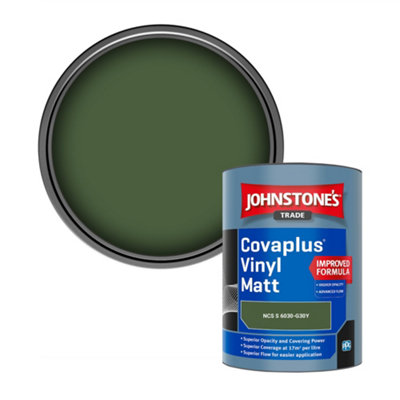 B&Q -  Covaplus Vinyl Matt Walls & Ceilings Emulsion Paint (Ncs S 6030-G30Y) 1L