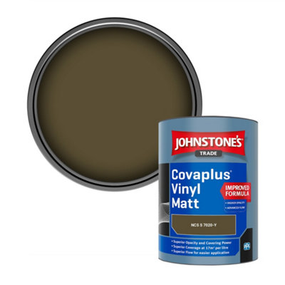 B&Q -  Covaplus Vinyl Matt Walls & Ceilings Emulsion Paint (Ncs S 7020-Y) 1L
