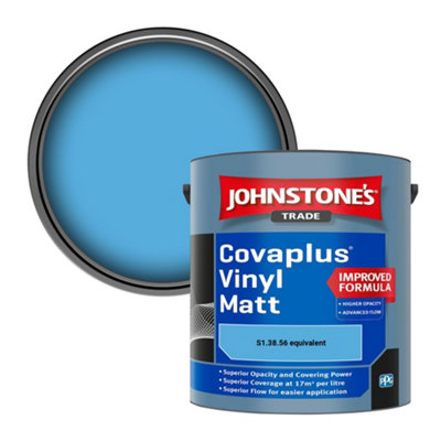 B&Q -  Covaplus Vinyl Matt Walls & Ceilings Emulsion Paint (S1.38.56 Equivalent) 2.5L