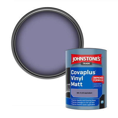 B&Q -  Covaplus Vinyl Matt Walls & Ceilings Emulsion Paint (W0.15.45 Equivalent) 1L