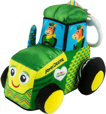  - Lamaze John Deere Tractor Baby Toy Clip On Sensory Pram Stroller Activity Fun
