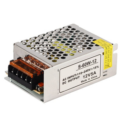 5A 12V Regulated AC/DC Power Supply for LED Applications