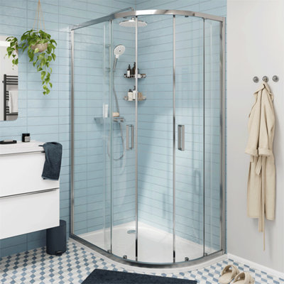 Shop offset quadrant shower enclosures.