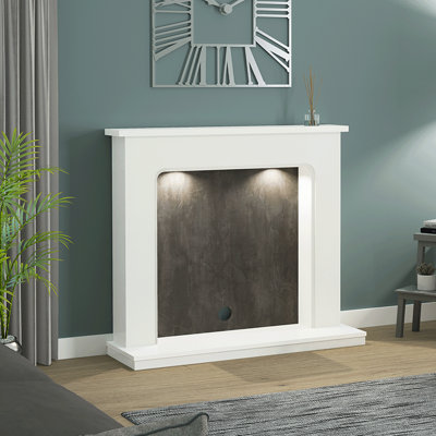Shop white fire surrounds.