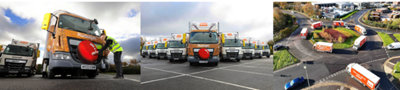 b&q christmas rudolph red nosed lorry