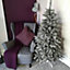 5ft (150cm) Luxury Charcoal Pine Grey Christmas Tree with 509 Tips