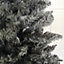 5ft (150cm) Luxury Charcoal Pine Grey Christmas Tree with 509 Tips