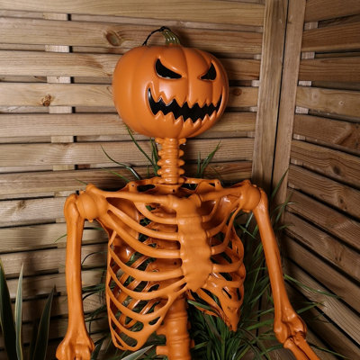 Top 5ft pumpkin skeleton