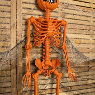 Top 5ft pumpkin skeleton