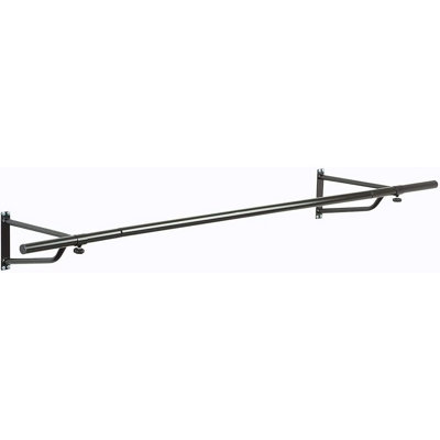 5ft Garment Clothes Rail In Black Powder Coating - 3