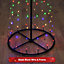 5FT LED Christmas Cone Tree - Multi Colour