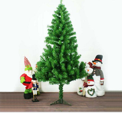 5Ft  Pine Green 339 Tips Plastic Stand