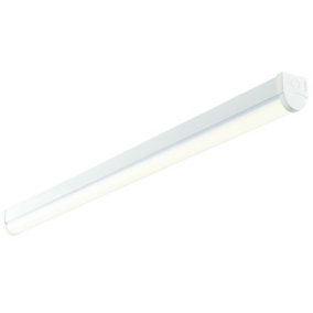 5ft SINGLE 41W Cool White LED Linear Ceiling Strip Light Slim Batten Lamp 4600Lm