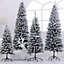 5FT Snow Flocked Pencil Cristmas Tree