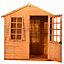 5ft x 7ft (1.45m x 2.05m) Wooden Georgian Tongue and Groove APEX Summerhouse (12mm T&G Floor + Roof) (5 x 7) (5x7)