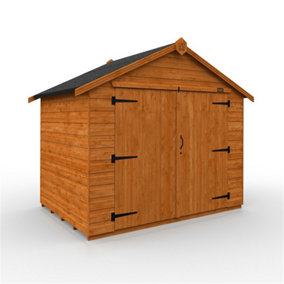 5ft x 7ft (1450mm x 2050mm) Horsforth Shiplap Compact Apex Bike Shed (12mm Tongue and Groove Floor and Roof)