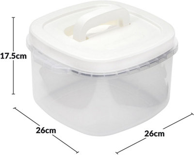 5kg Airtight Food Storage Container with Measuring Cup, BPA-Free and ...