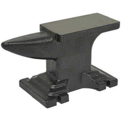 5kg Cast Iron Anvil - Single Bick - 115 x 68mm Working Surface - Bench Mounted