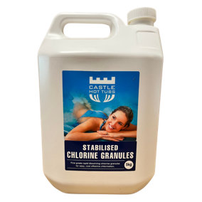 5kg Castle Hot Tubs Stabilised Chlorine Granules