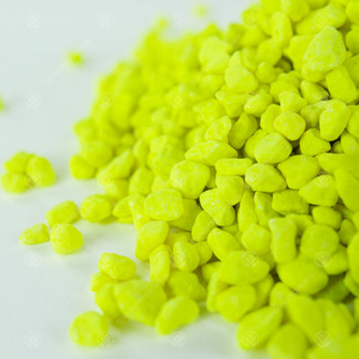 5kg Yellow Fluorescent Aquatic Gravel - Decorative Aquarium Fish Tank ...