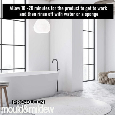 5L + 750ml of Pro-Kleen Mould & Mildew Remover Killer & Cleaner Super Concentrate Spray - 3
