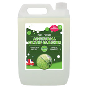5L Artificial Grass Cleaner Multi Purpose Pet Friendly Powerful Fresh Lawn Scent