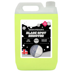 5L Black Spot Remover Patio Driveway Paving Lichen Moss Stain Dirt Grime Cleaner