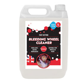5L Bleeding Wheel Alloy Car Cleaner Fast Acting Fallout Remover Valet Vehicle