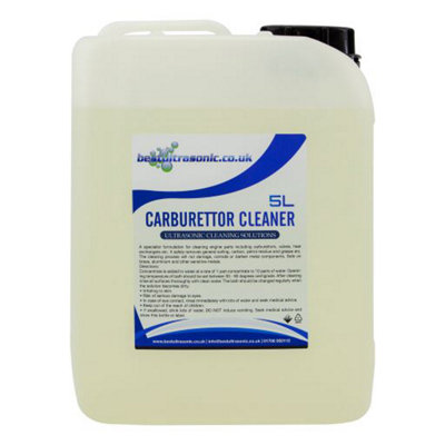 5L Carburettor (carb) & Engine Cleaner Ultrasonic Fluid (5 Ltr)