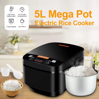 5L Electric Rice Cooker Multi functional with Steamer Non-Stick Inner Pot