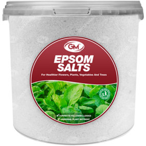 5L Epsom Salts Fertiliser Premium Nutritious Plant Growth In Tub