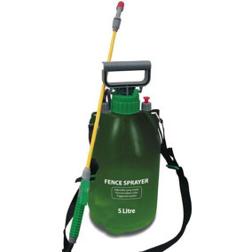 5L Garden Pressure Sprayer Knapsack Weedkiller Chemical Fence Water Spray Bottle