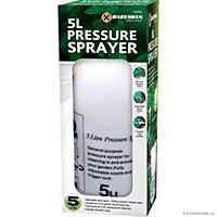 5L Garden Pressure Sprayer Knapsack Weedkiller Chemical Fence Water Spray