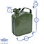 5L Jerry Can Fuel Oil Diesel Petrol Storage Container Metal Spout Portable