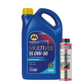 5L MORRIS 0W16 Fully Synthetic Engine Oil -API SN + OIL ADDITIVE - 300ml
