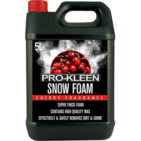 5L of Pro-Kleen Cherry Snow Foam with Wax Super Thick & Non-Caustic Foam