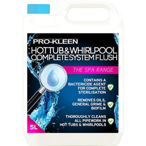 5L of Pro-Kleen Hot Tub & Whirlpool Complete System Flush Cleaner