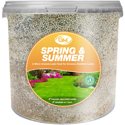 5L Spring & Summer Professional Lawn Food Feed Fertiliser Treatment ...