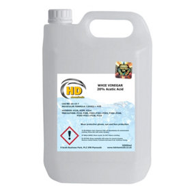 5ltr Cleaning Strong White Vinegar 20% Acetic