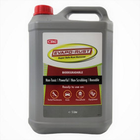 5Ltr Evaporust - Super Safe, Non Toxic Re Useable Rust Remover Evapo-rust 5L