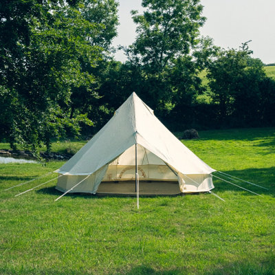 5M Bell Tent Lite, only 22KG with Zipped Groundsheet & Oxford Fabric