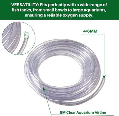 Aquarium Tubing 6 Packs Y-Shaped Aquarium Air Valve Connectors - 3 Way ...