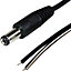 5M DC Power Cable Lead 5.5mm x 2.1mm Male Plug to Bare Ends CCTV Camera DVR